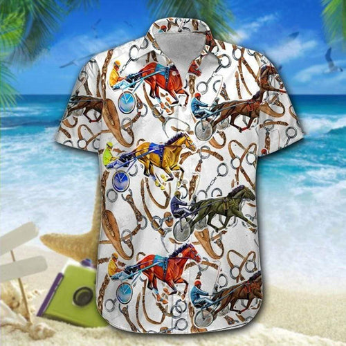 Hawaiian Aloha Shirt Harness Racing For Men Women