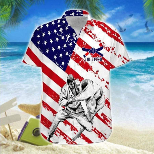 Hawaiian Aloha Shirt Jiu Jitsu American For Men Women
