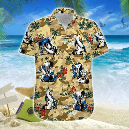 Hawaiian Aloha Shirt Jiu Jitsu Colorful For Men Women