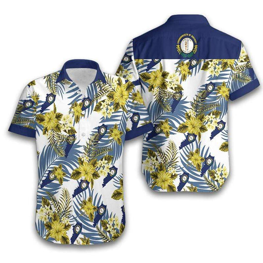 Hawaiian Aloha Shirt Kentucky Proud For Men Women