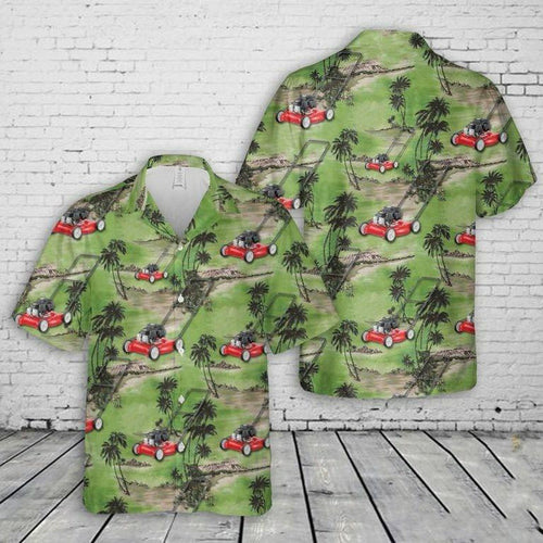 Hawaiian Aloha Shirt Lawn Mower For Men Women