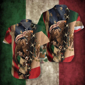 Hawaiian Aloha Shirt Mexican By The Grace Of God For Men Women