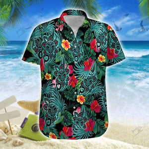 Hawaiian Aloha Shirt Puerto Rico Habiscus Sol Taino For Men Women