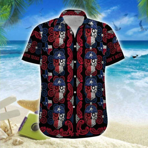 Hawaiian Aloha Shirt Skull Sugar Texas For Men Women