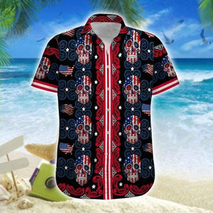 Hawaiian Aloha Shirt Skull Sugar Usa For Men Women