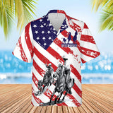 Hawaiian Aloha Shirt Team Roping American For Men Women