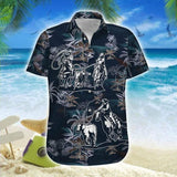 Hawaiian Aloha Shirt Team Roping Coconut For Men Women