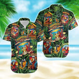 Hawaiian Aloha Shirt Tiki Tiki Parrot For Men Women