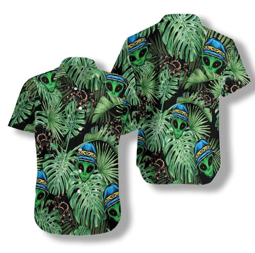 Hawaiian Aloha Shirt Tropical Alien Spider For Men Women