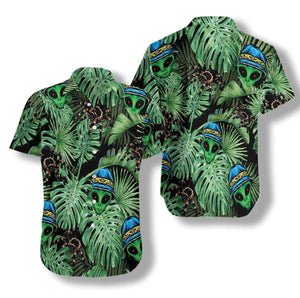 Hawaiian Aloha Shirt Tropical Alien Spider For Men Women
