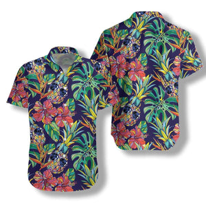 Hawaiian Aloha Shirt Tropical Coolest Pineapple For Men Women