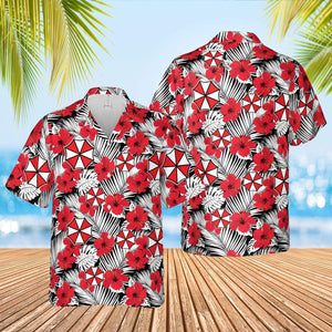 Hawaiian Aloha Shirt Umbrella Corps For Men Women
