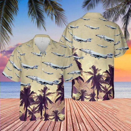 Hawaiian Aloha Shirt Us Air Force Mcdonnell For Men Women
