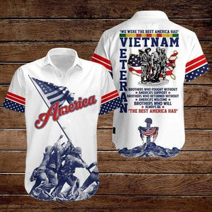 Hawaiian Aloha Shirt Vietnam Veterans We Are The Best American Had For Men Women