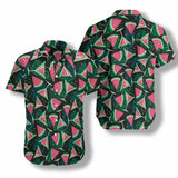 Hawaiian Aloha Shirt Watermelon Slices Cocktails For Men Women