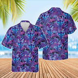 Hawaiian Aloha Shirt Wolf Mysterious For Men Women