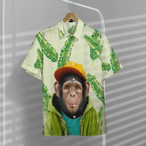 Hawaiian Common Chimpanzee Colorful Awesome Hawaiian Shirt For Men Women