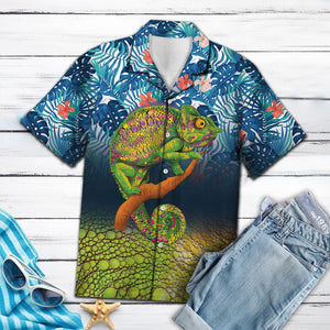 Hawaiian Shirt 3d Chameleon For Men Women
