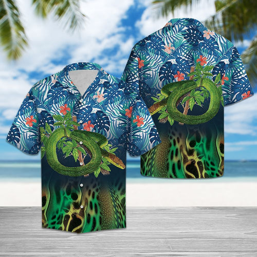 Hawaiian Shirt 3d Snake For Men Women