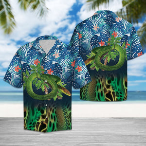 Hawaiian Shirt 3d Snake For Men Women