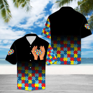 Hawaiian Shirt Amazing Autism For Men Women
