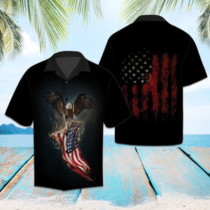 Hawaiian Shirt Amazing Eagle America For Men Women