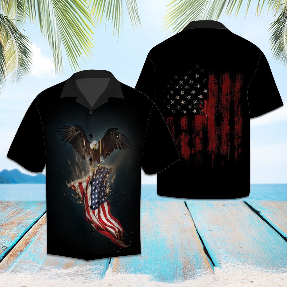 Hawaiian Shirt Amazing Eagle America For Men Women