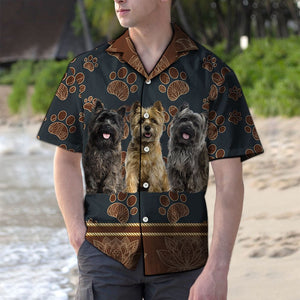 Hawaiian Shirt Cairn Terrier Floral Paw For Men Women