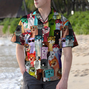 Hawaiian Shirt Colorful Otter For Men Women