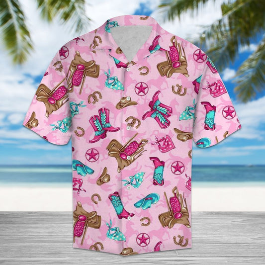 Hawaiian Shirt Cow Girl For Men Women
