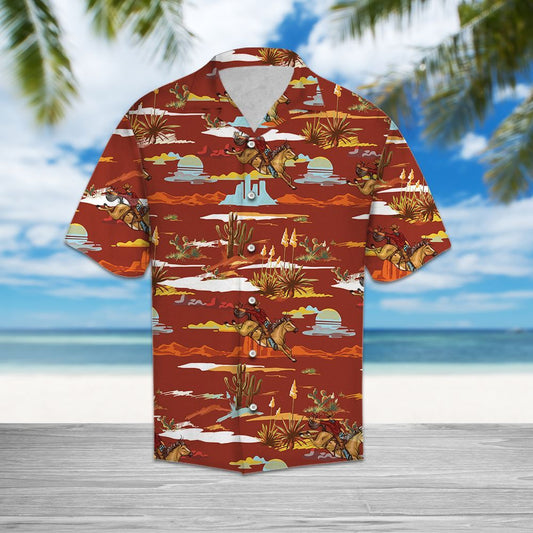 Hawaiian Shirt Cowboy Cactus Desert For Women Men