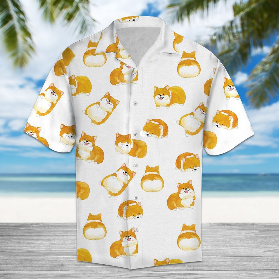 Hawaiian Shirt Cute Shiba Inu For Men Women