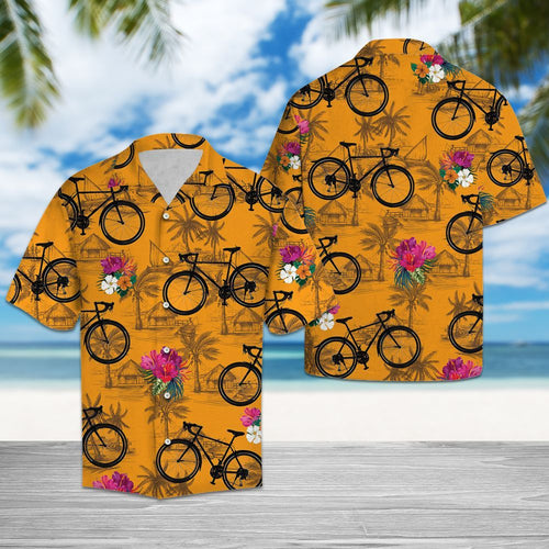 Hawaiian Shirt Cycling Tropical Flowers For Men Women