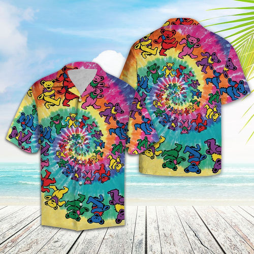 Hawaiian Shirt Dancing Bear For Men Women