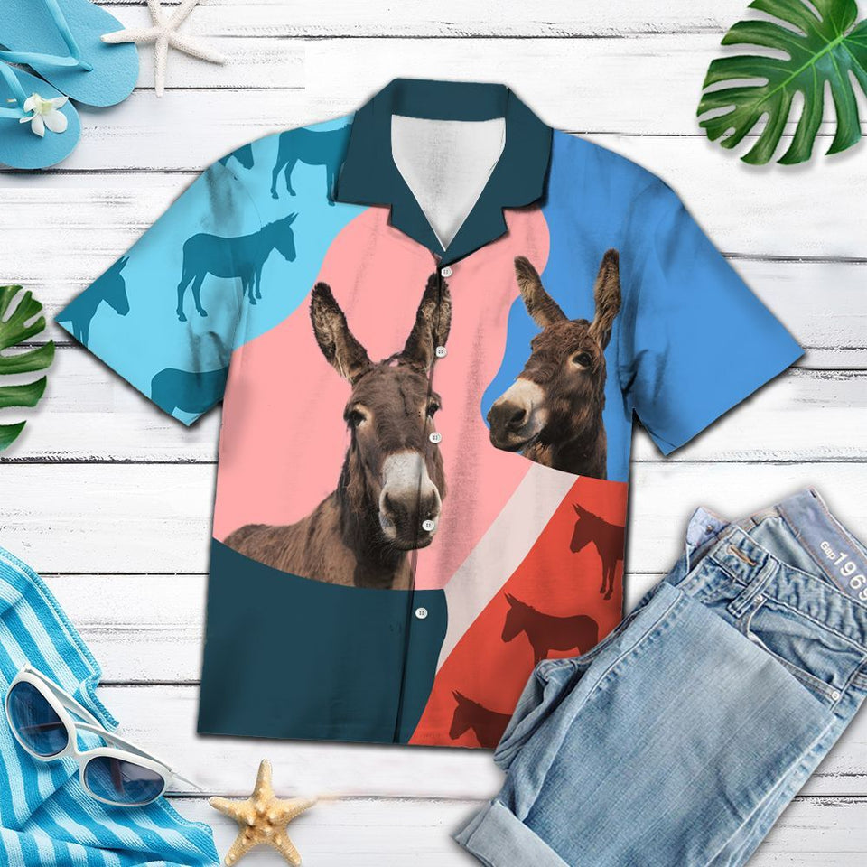 Hawaiian Shirt Donkey Lover For Men Women