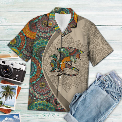 Hawaiian Shirt Dragon Mandala For Men Women