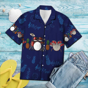 Hawaiian Shirt Drums Pineapple For Men Women