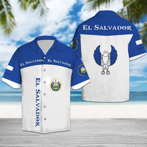 Hawaiian Shirt El Salvador Latino American For Men Women