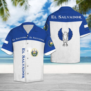Hawaiian Shirt El Salvador Latino American For Men Women