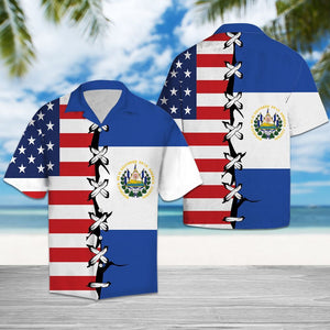 Hawaiian Shirt El Salvador Root For Men Women