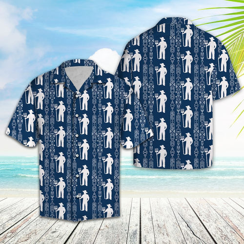 Hawaiian Shirt Farmer Pattern For Men Women