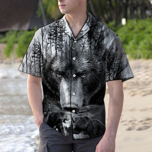 Hawaiian Shirt Fighting Bear For Men Women