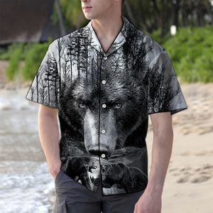 Hawaiian Shirt Fighting Bear For Men Women