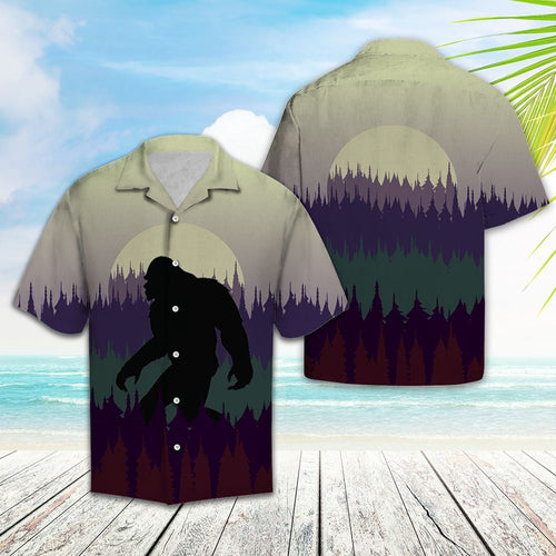 Hawaiian Shirt Finding Bigfoot For Men Women