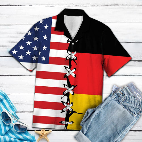 Hawaiian Shirt Germany Root For Men Women