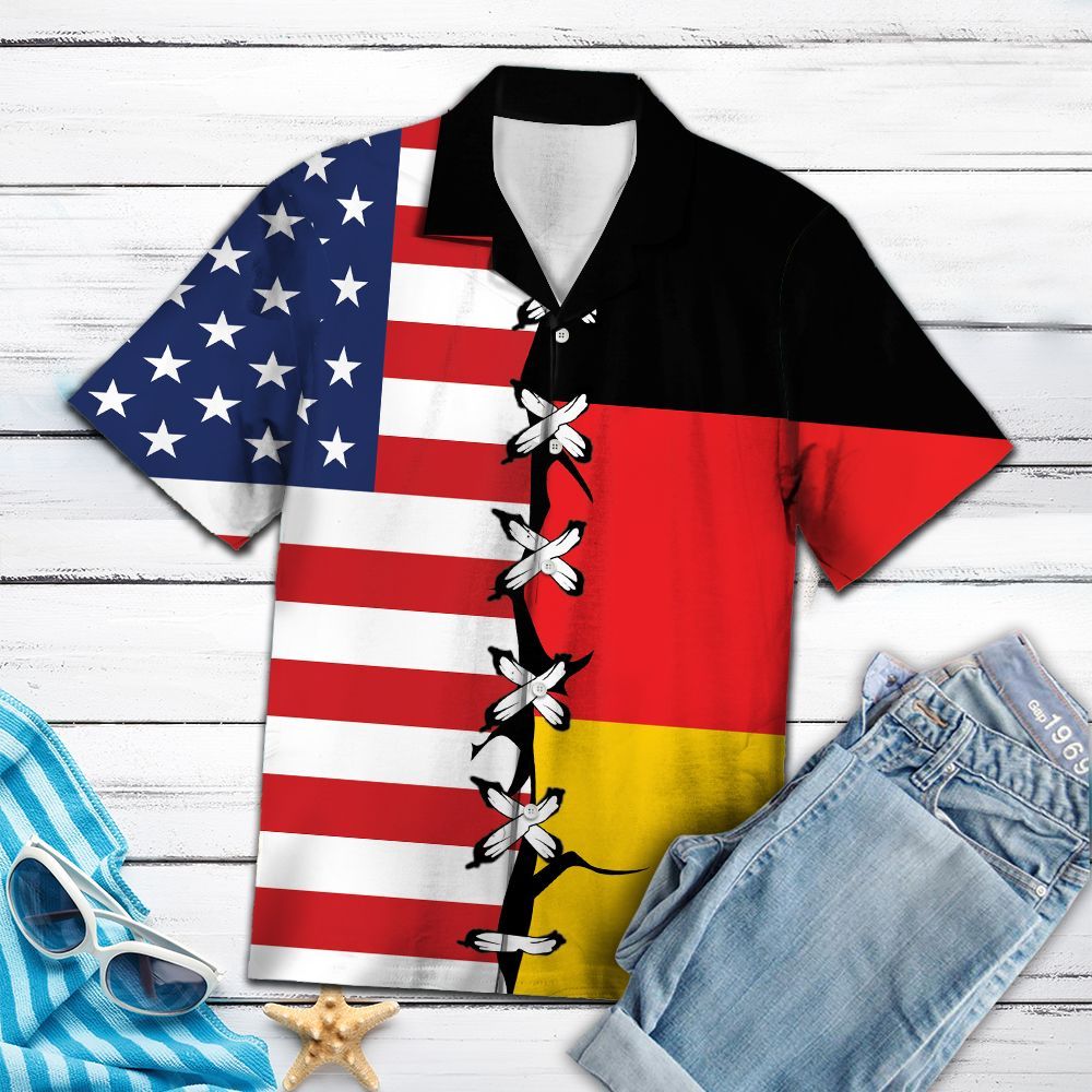 Hawaiian Shirt Germany Root For Men Women
