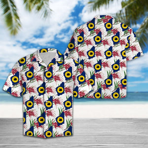 Hawaiian Shirt Grevillea Flower Perth Western Australia For Men Women