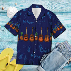 Hawaiian Shirt Guitar Pineapple For Men Women