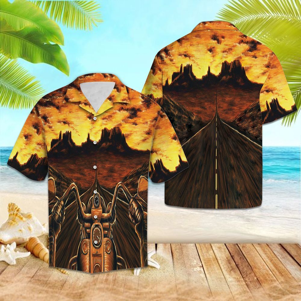 Hawaiian Shirt Harley Davidson Sunset For Men Women