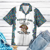 Hawaiian Shirt Hippie August Girl For Men Women